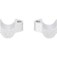 SW MOTECH 20mm Bar Riser 28.6 mm Silver Aluminum LEH110391060020S
