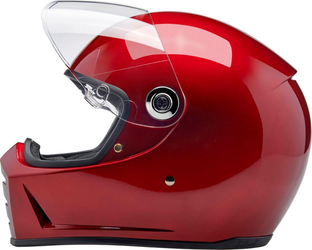 BILTWELL Lane Splitter Red Motorcycle Helmet