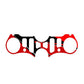 PUIG Radikal Yoke Protector Red for Yamaha YZF R7 22-25 21252R