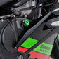 Daytona CNC Oil Filler Cap M20xP2.5 Green Billet Aluminum Wire Locking Hole 80638