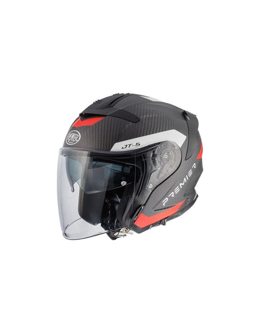 PREMIER HELMETS JT5 Carbon Gray Motorcycle Helmet