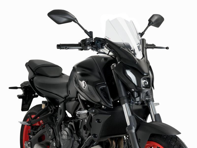 PUIG New Generation Touring Screen Clear for Yamaha MT-07/MT-07 Pure 21-24 20619W