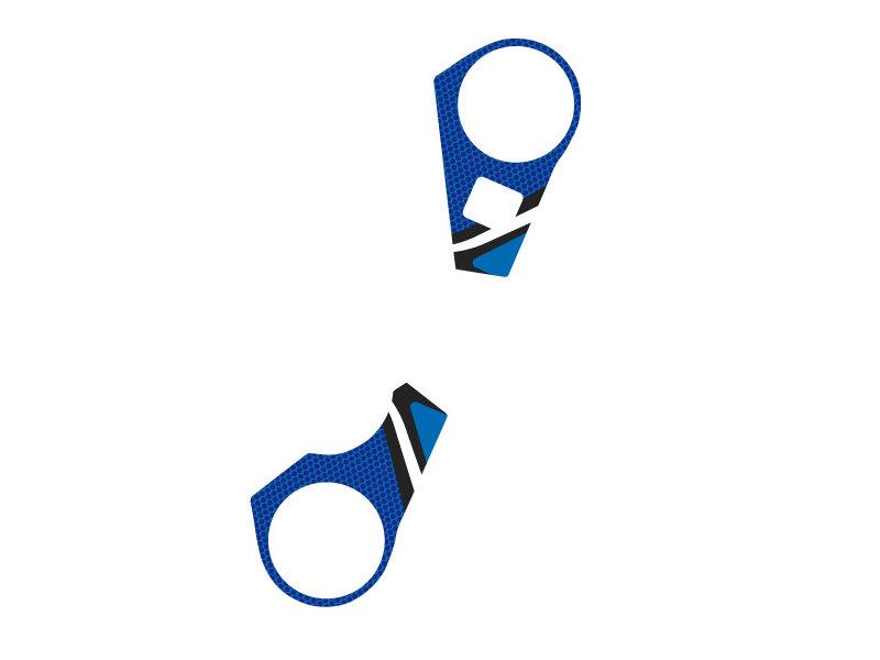 PUIG Radikal Yoke Protector Blue for Suzuki GSX R 1000 09-16 6915A