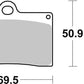 Sbs RST Brake Pads For Ducati SUPERSPORT 950 S 1975-2023 Sintered Metal 566RST
