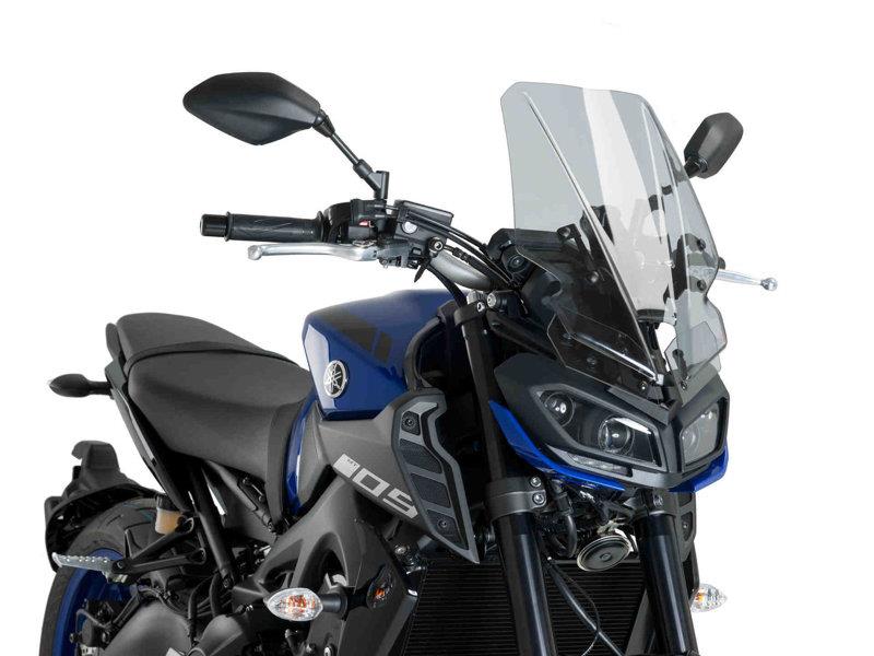 PUIG Manual Screen Height Adjuster Black for Yamaha MT-09/SP 17-20 9955N