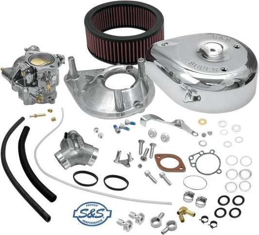 S&S Cycle Super E Carburetor Kit With Manifold For Harley XLH 883 91-03 11-0409