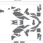 UNIRACING Decal Kit R1250GS Adventure HP K50850