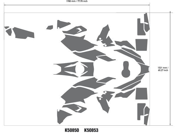 UNIRACING Decal Kit R1250GS Adventure HP K50850