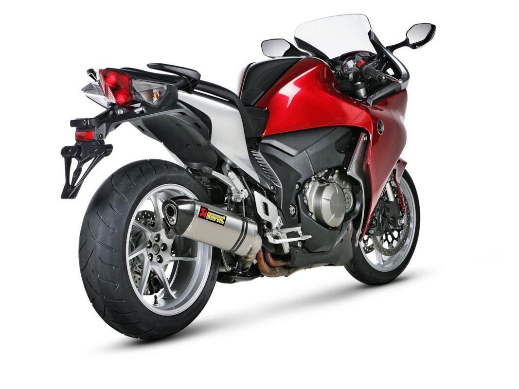 AKRAPOVIC Slip-On Line Muffler STREET TI HONDA VFR 1200 F 10-15 S-H12SO1-HRT