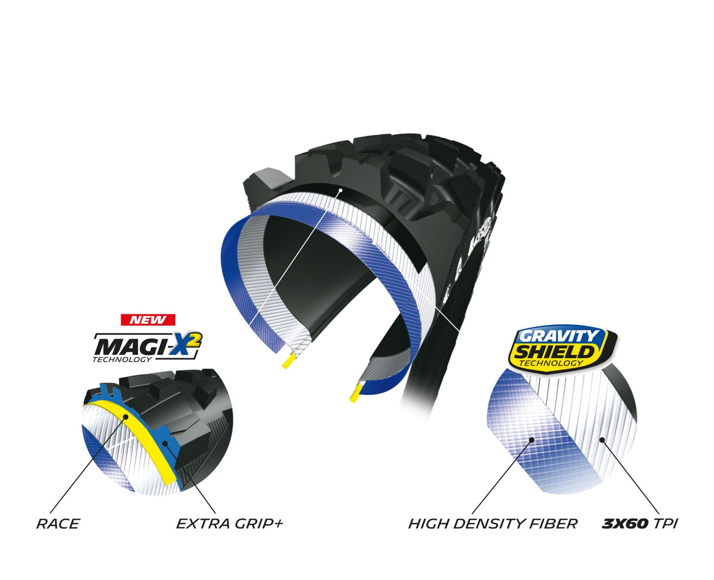 MICHELIN Wild Enduro Competition Front Magi-X 27.5X2.40 FR Tyre