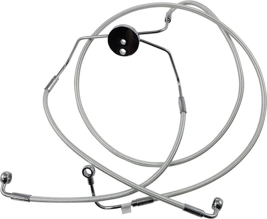 Magnum Shielding Front Lower Brake Line Kit For Harley FLHR 1690 2008-2013 37010