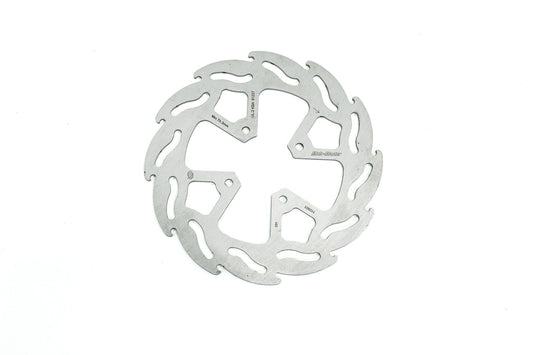 Moto-Master Flame Series Fixed Rotor For Gas Gas MC 65 2023-2026 Silver 110901