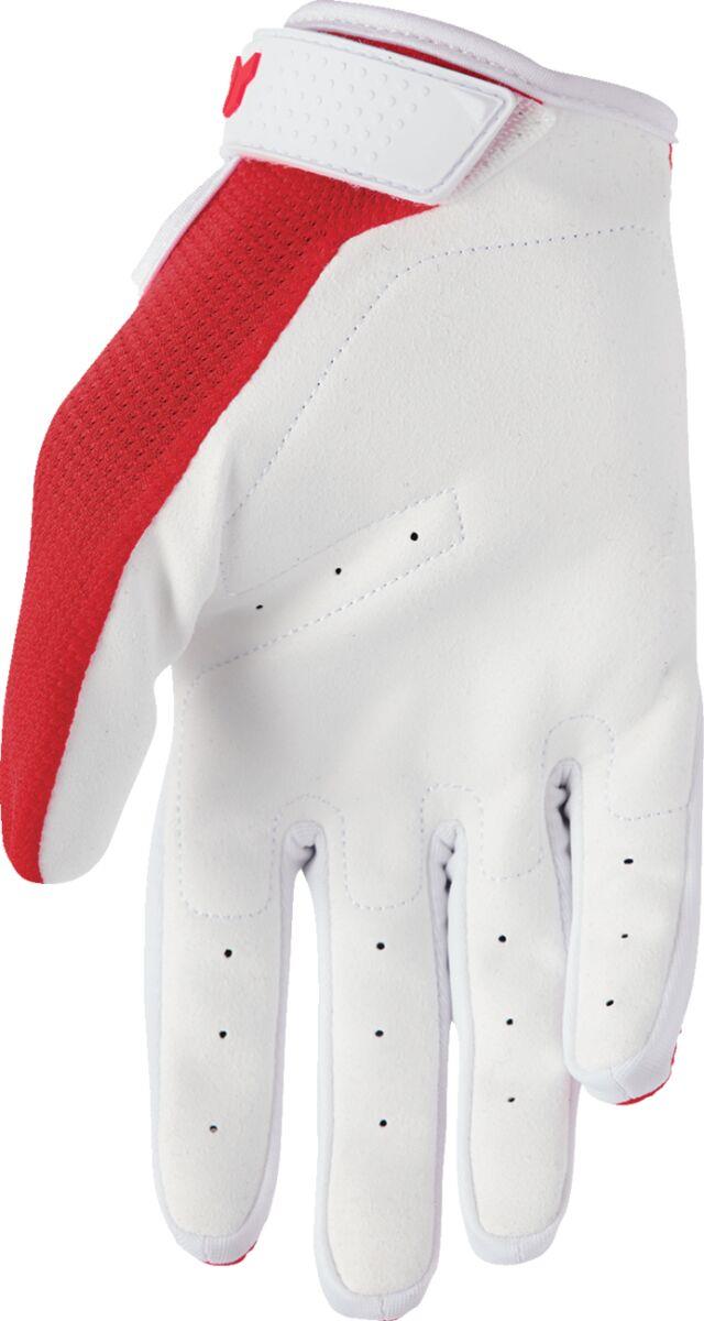 THOR Ridemode Static Gloves Red