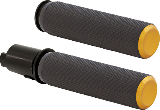 Arlen Ness Knurled Grips Gold For Harley Davidson FLHXSE 1977 23-24 500-054