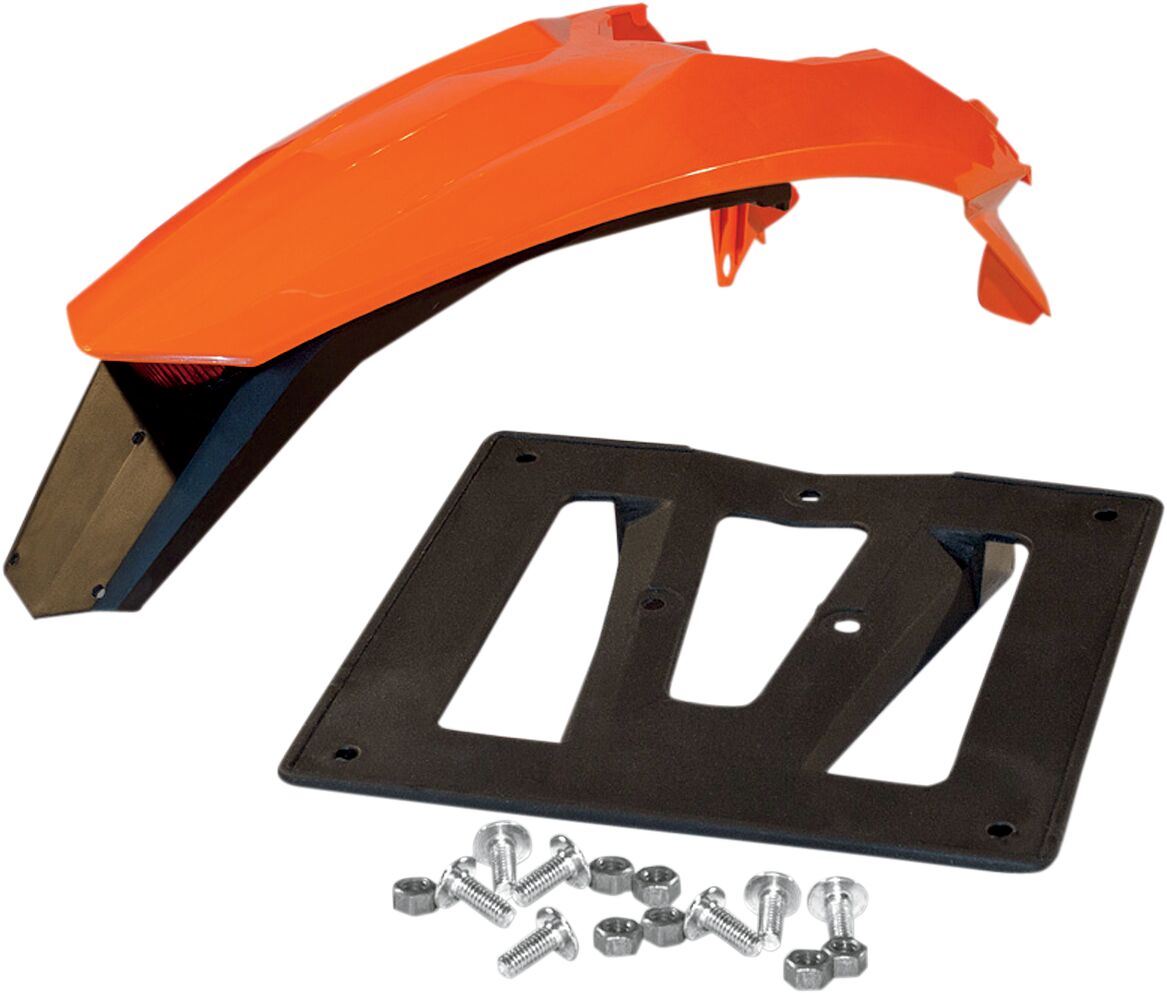 UFO LICENSE PLATE HOLDER KTM SX/SX-F/EXC BLACK KT04037-001