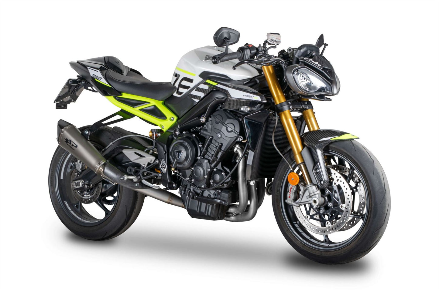 Spark Konix Evo Exhaust System Triumph Street Triple 765 RS ABS 17-24 GTR0509T