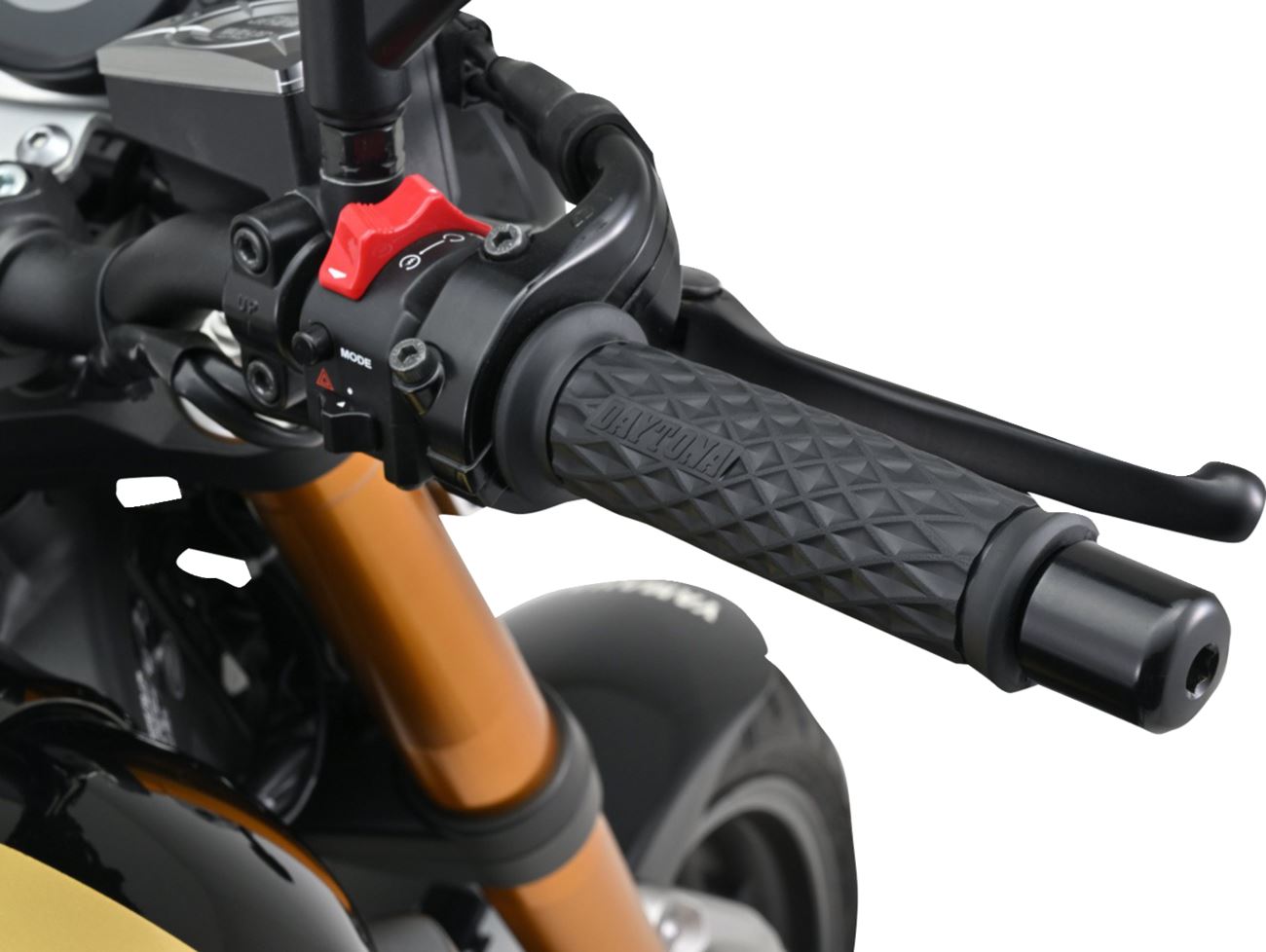 Daytona GRIPPYGRIP GGD-Grid Grips Black 7/8 Open End Pair 12.2cm 32727
