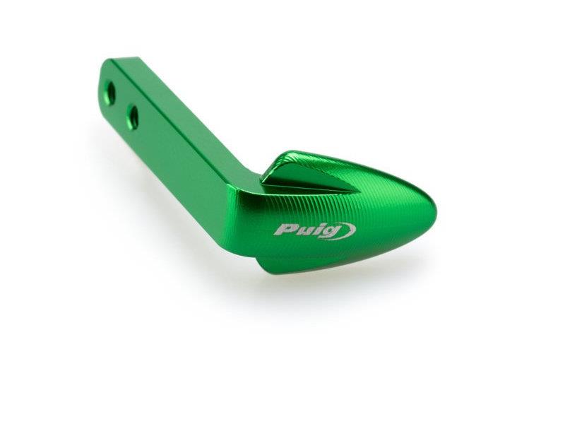 PUIG Brake Lever Guard Coloured Tip Green Universal 3766V