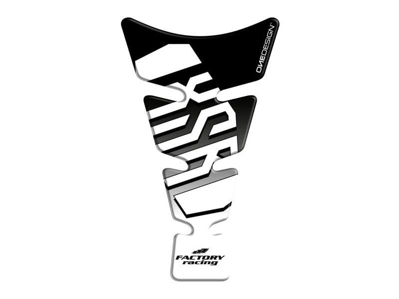 PUIG Spirit Tank Pad w/ Model Logo Silver for Yamaha XSR 700/900 16-18 9308P