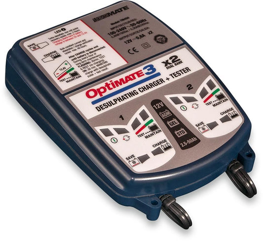 Optimate Battery Charger Two Banks Optimate 3 12v