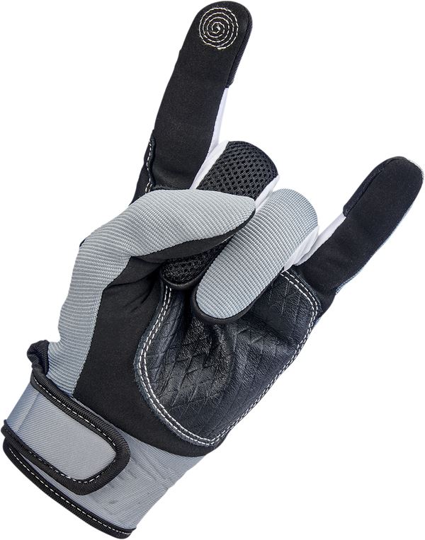 Biltwell Motorcycle Gloves Baja Gray/Black