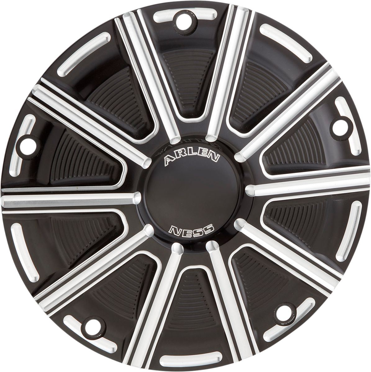 Arlen Ness 10-Gauge Derby Cover Black For HD FLHRXS 1868 ABS 16-24 700-002