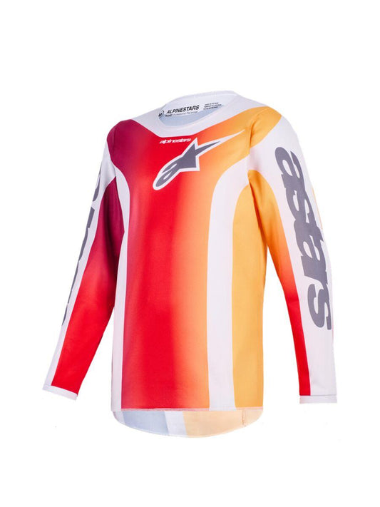 ALPINESTARS Youth Fluid Portl Jersey RED/GRAY 2025 Model