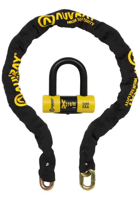 Auvray Xtrem Chain High Security 140cm Lock Ø13.5mm Nylon Sheath CAXTR140AUV