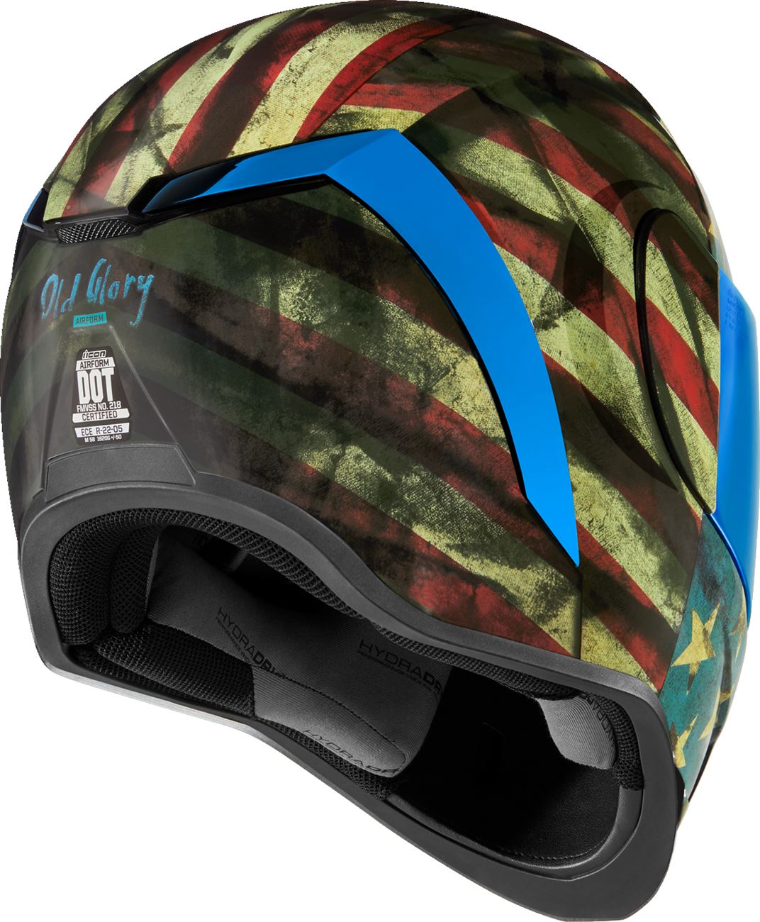 Icon Airform™ Old Glory Street Helmet American Flag 24 Model