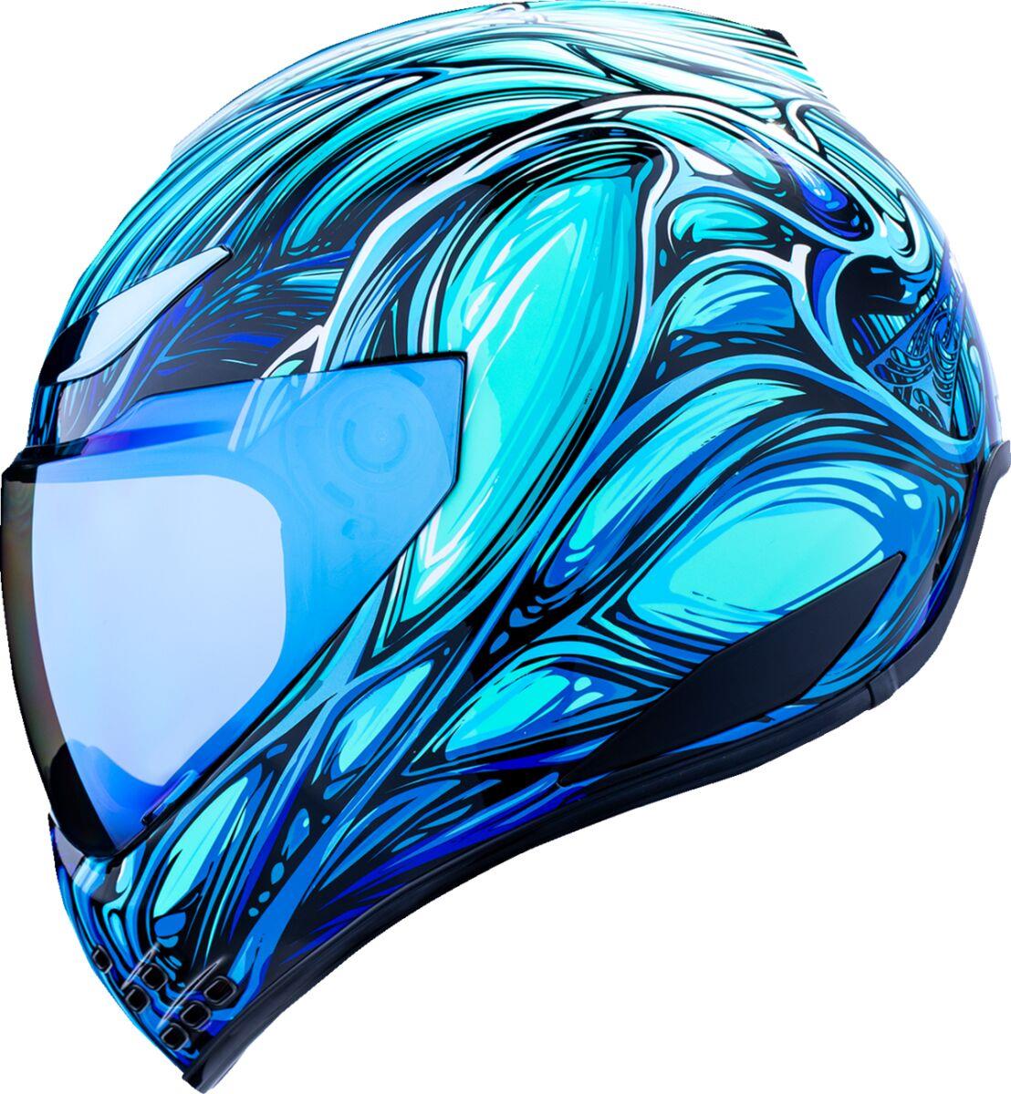 ICON Domain™ Blue Motorcycle Helmet