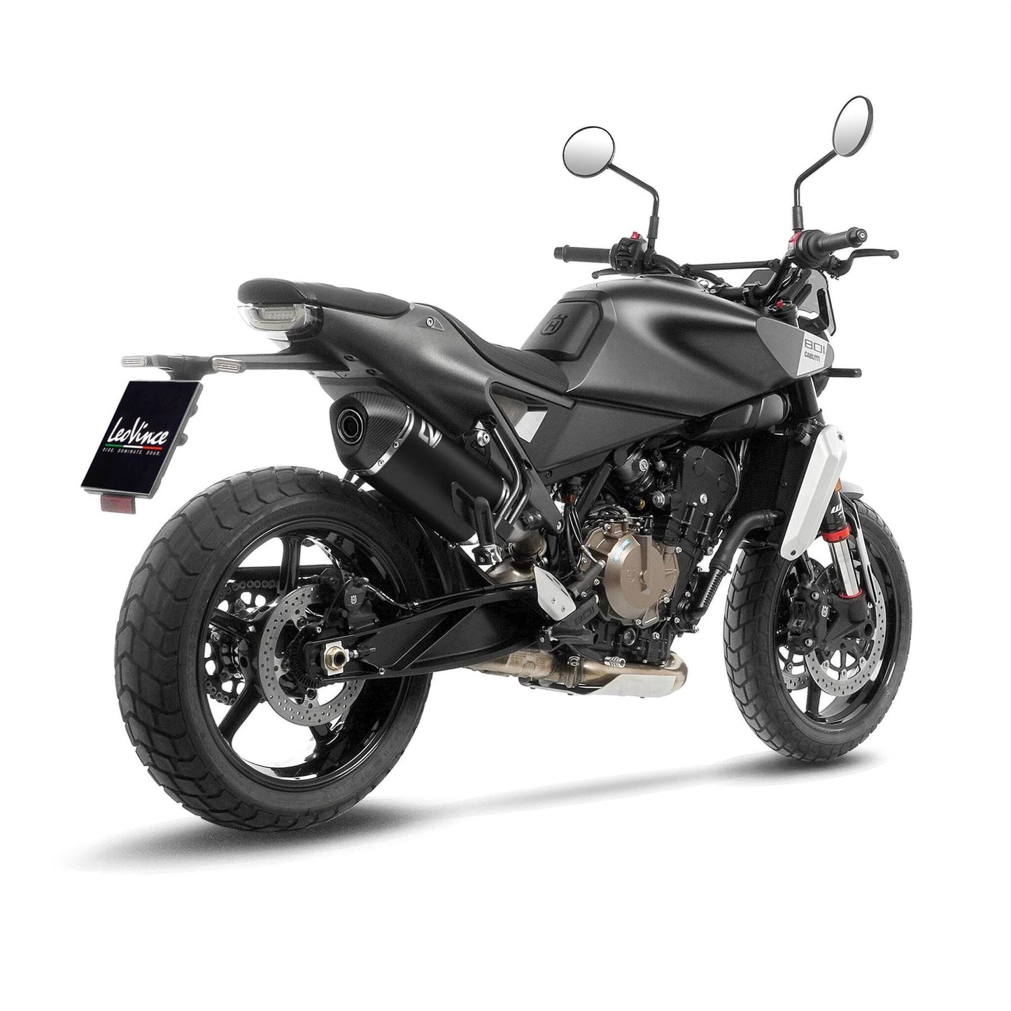 Leovince LV-14 Black Edition Slip-On Muffler Husqvarna Svart 801 24-25 15615B
