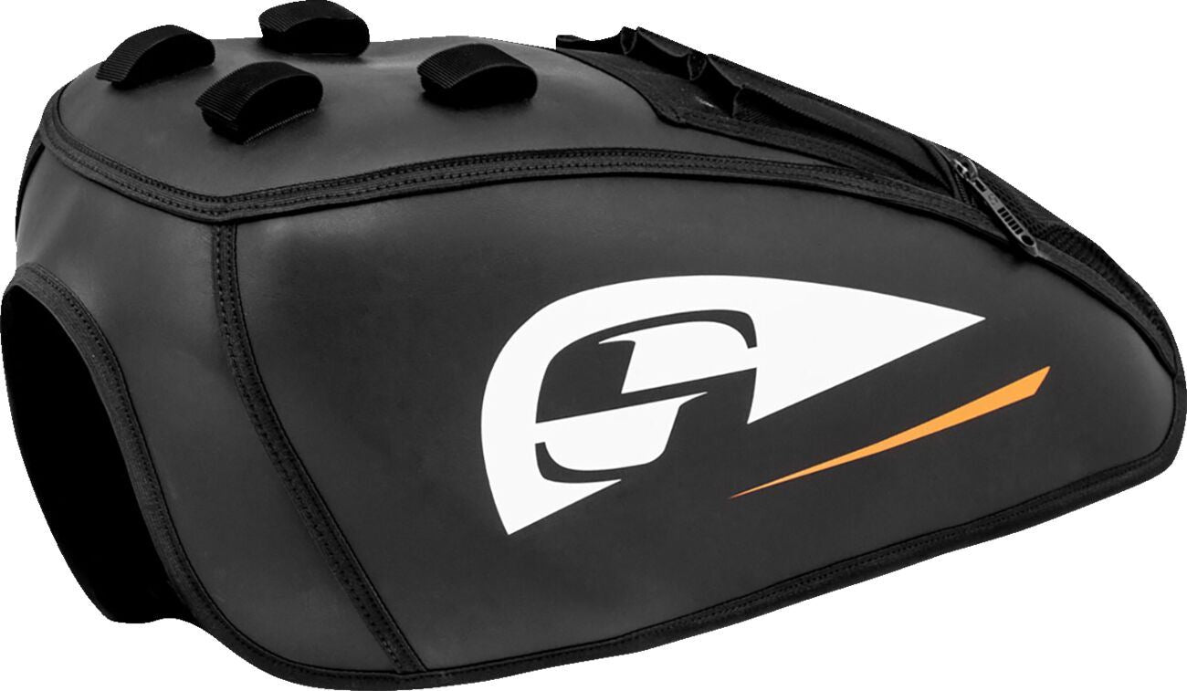 Saddlemen Fuel Tank Cover Small Saddlehyde Universal Black White EX000977S
