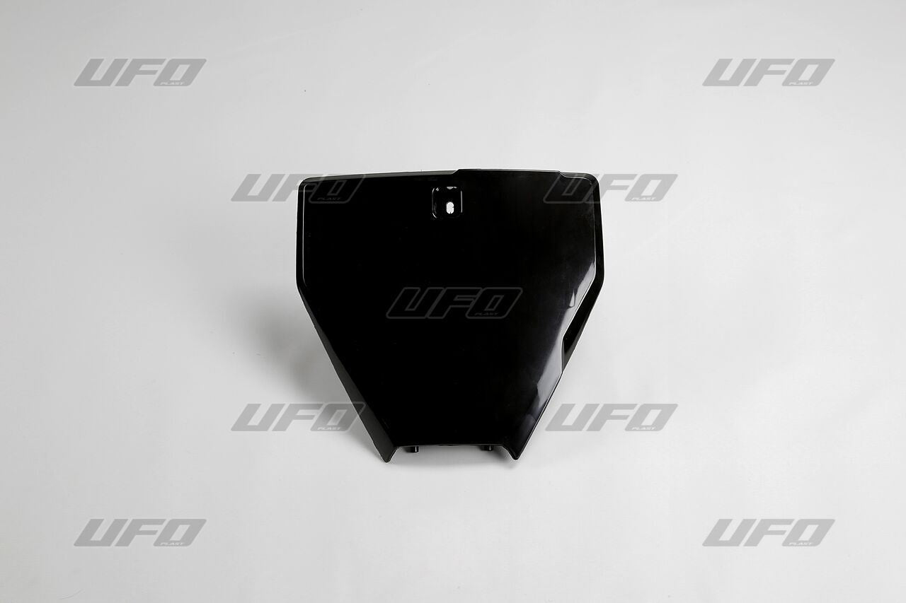 UFO FRONT NUMBER PLATE HUSQVARNA BLACK HU03386-001