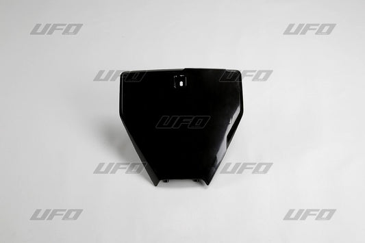UFO FRONT NUMBER PLATE HUSQVARNA BLACK HU03386-001