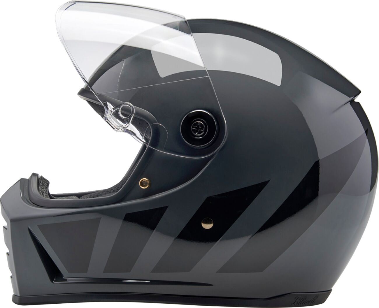 BILTWELL Lane Splitter Gray Motorcycle Helmet