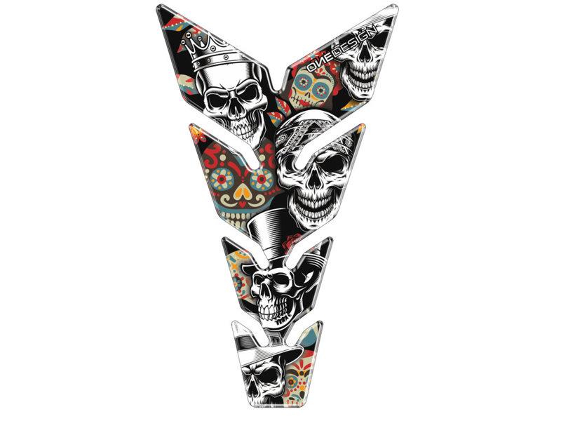 Puig Skull I Tank Pad Black 8840O