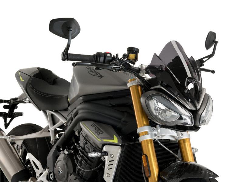 PUIG New Generation Sport Screen Dark Smoke for Triumph Speed Triple 1200 RS 21-25 20795F