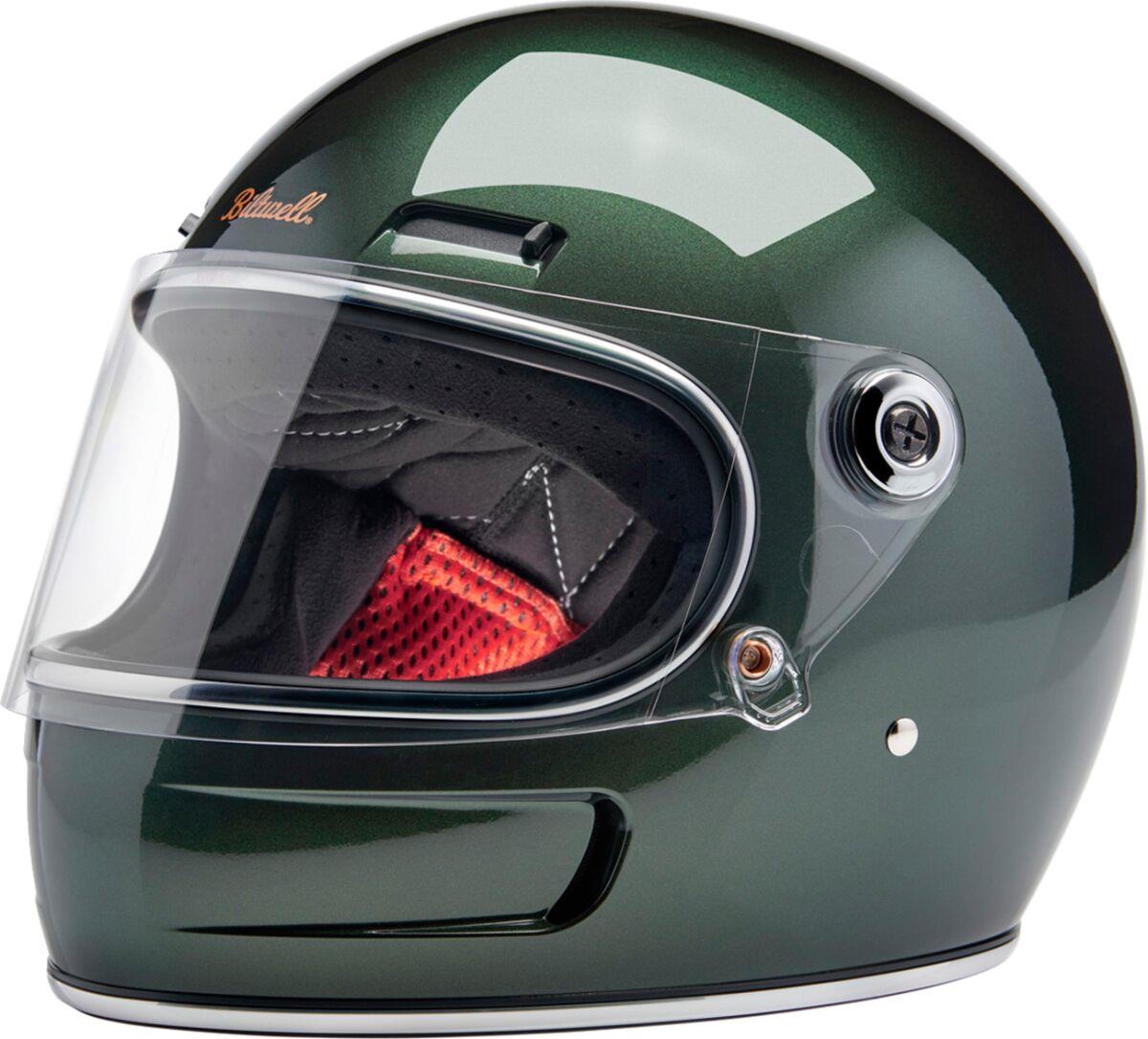 BILTWELL Gringo SV Gloss Green Motorcycle Helmet