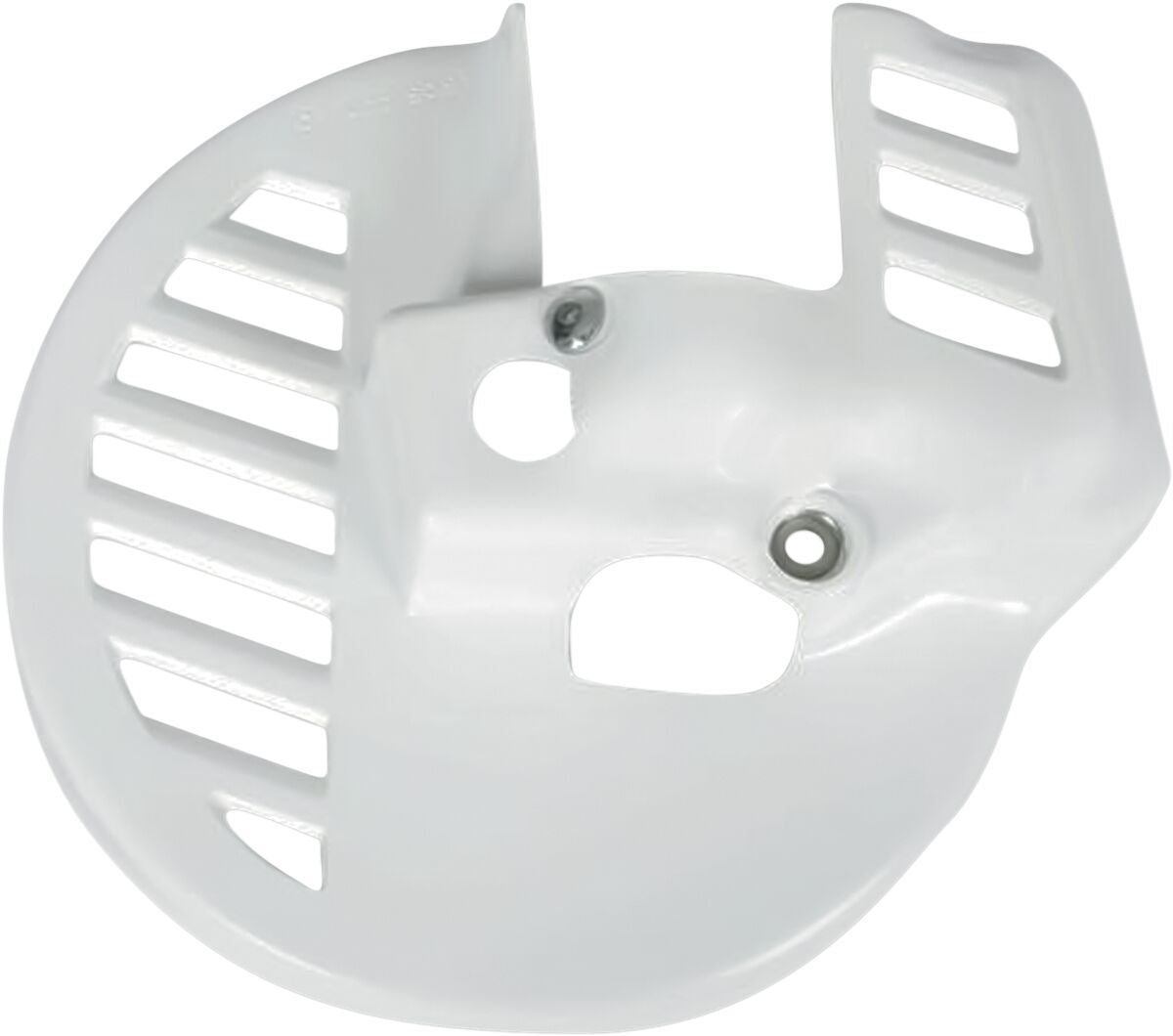 UFO FRONT DISC GUARD HONDA CR125/250/500 WHITE HO02630041