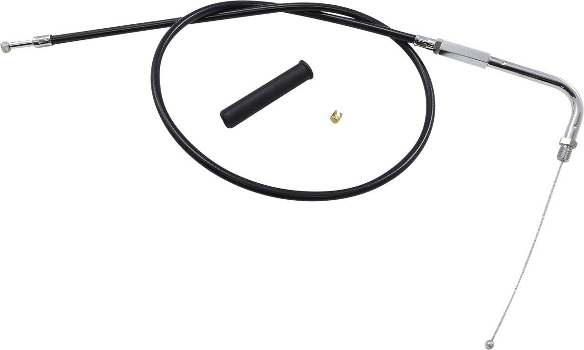 Drag Specialties Black Vinyl Cable For Harley FLSTC 1340 1990-1995 4330200B