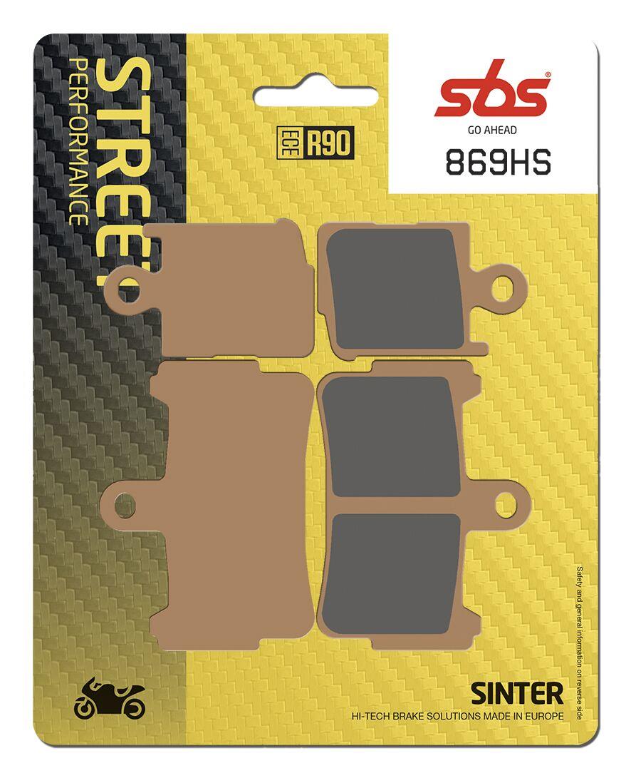 Sbs HS Street Sintered Front Brake Pads For Honda VFR 1200 F 2010-2016 869HS