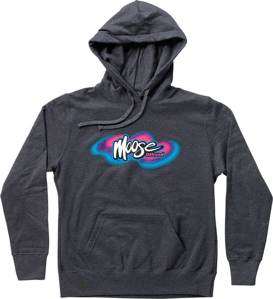 Moose Racing Women's Retro Hoodie Grey