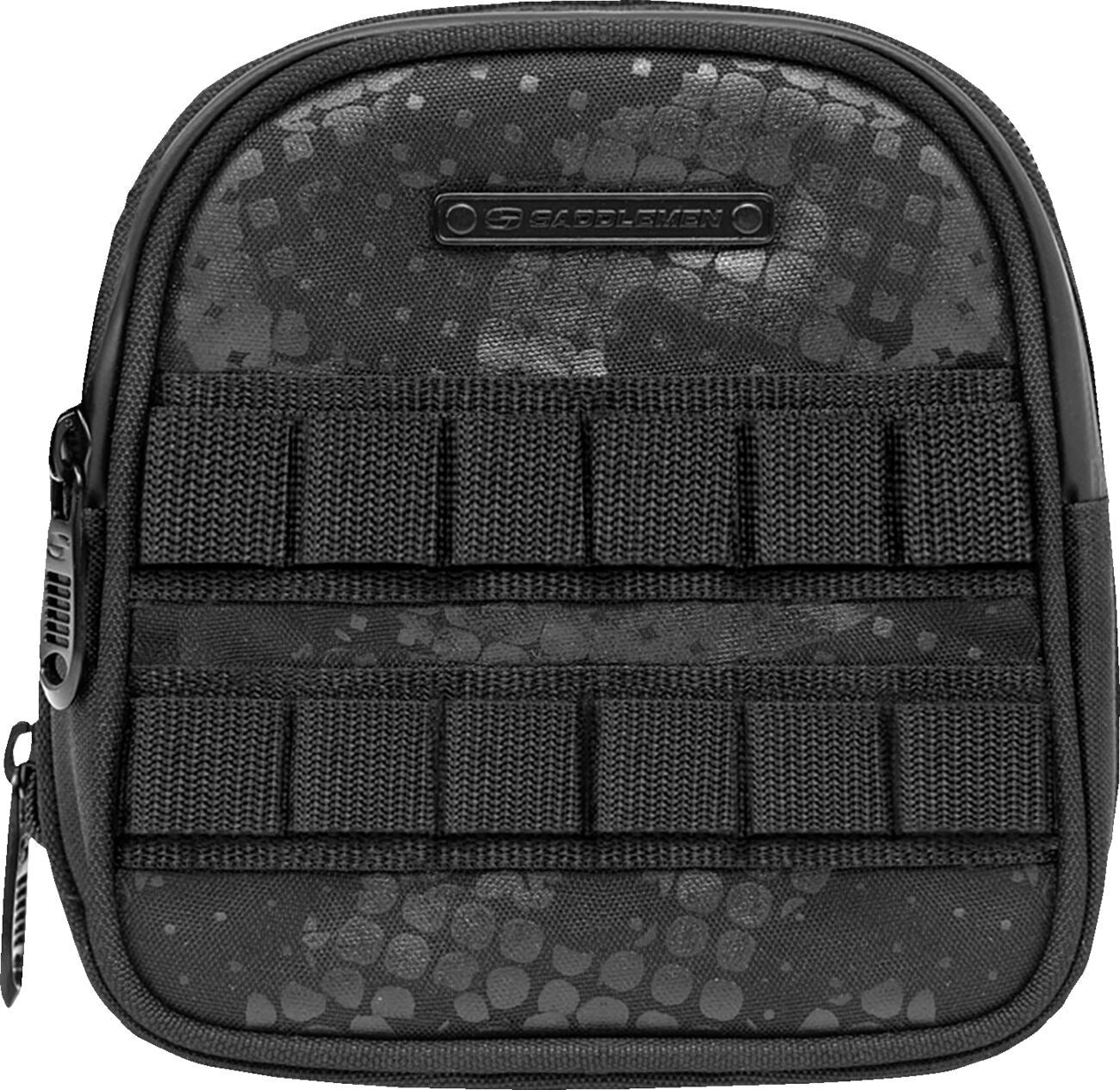 Saddlemen Fundamentals Sissy Bar Bag Black Water Resistant 600D Poly EX000978