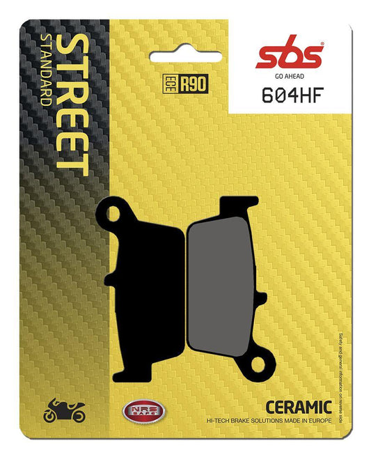 Sbs Street Ceramic Organic Brake Pads For TM Racing SMX 450 FI 1991-2023 604HF