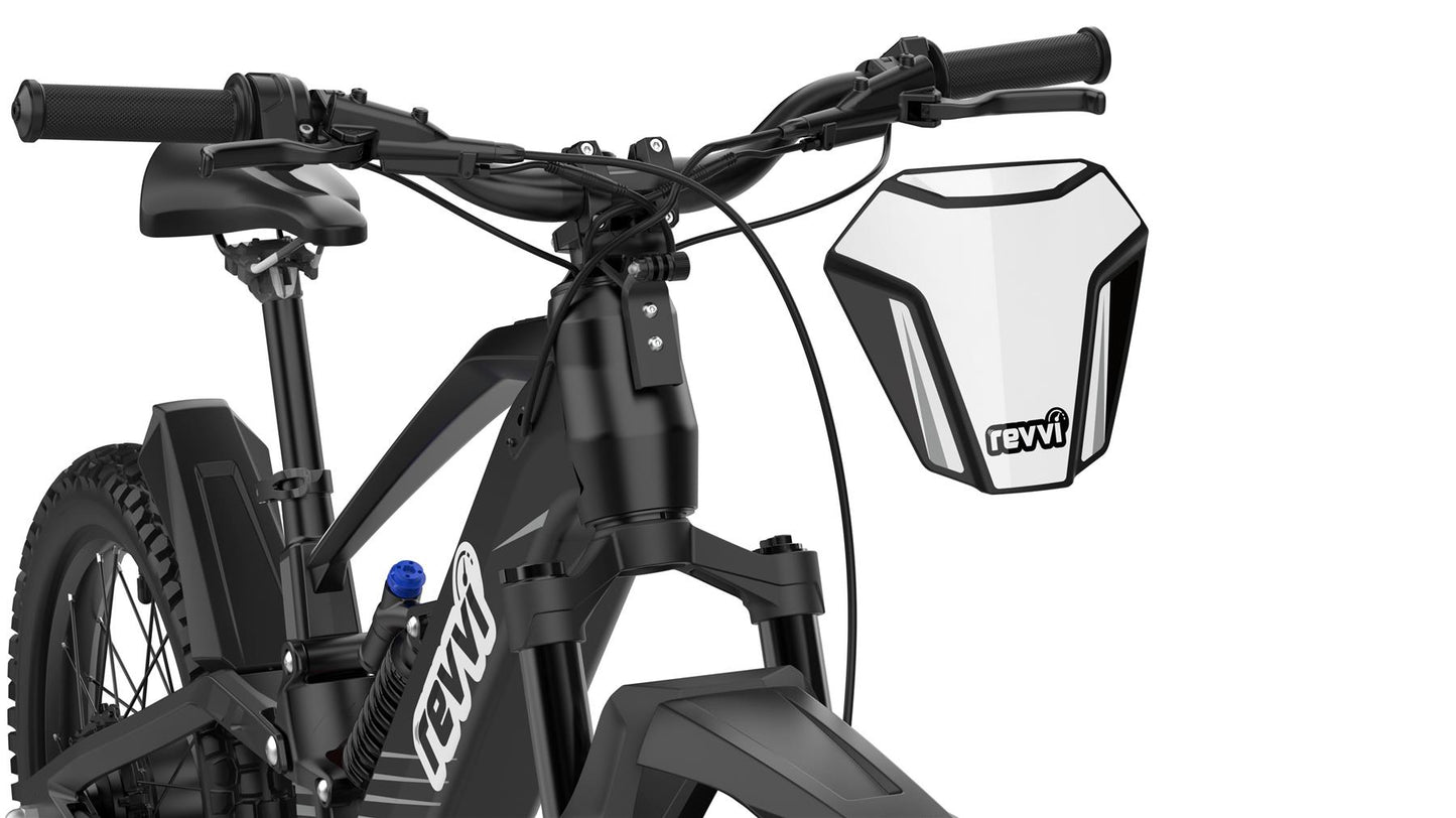 Revvi 20" PLUS Electric Bike - Black