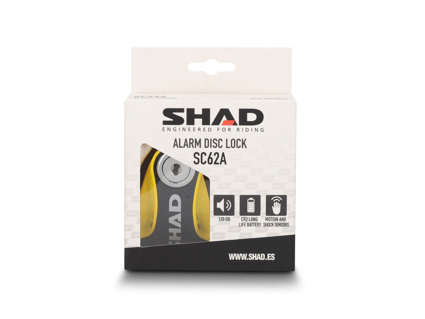 SHAD SC62A DISC LOCK - YELLOW C0S6203A
