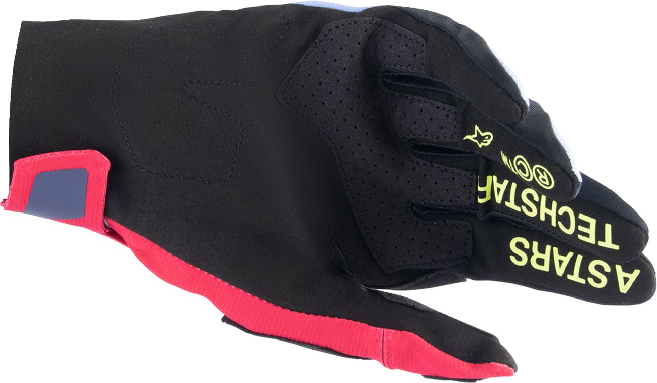 Alpinestars Techstar Gloves Red Blue Black Green