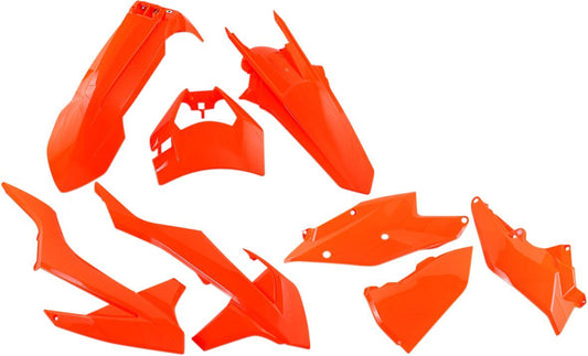 UFO Bodykit For KTM Exc200 17-19 Fluorescent Orange KTKIT523-FFLU