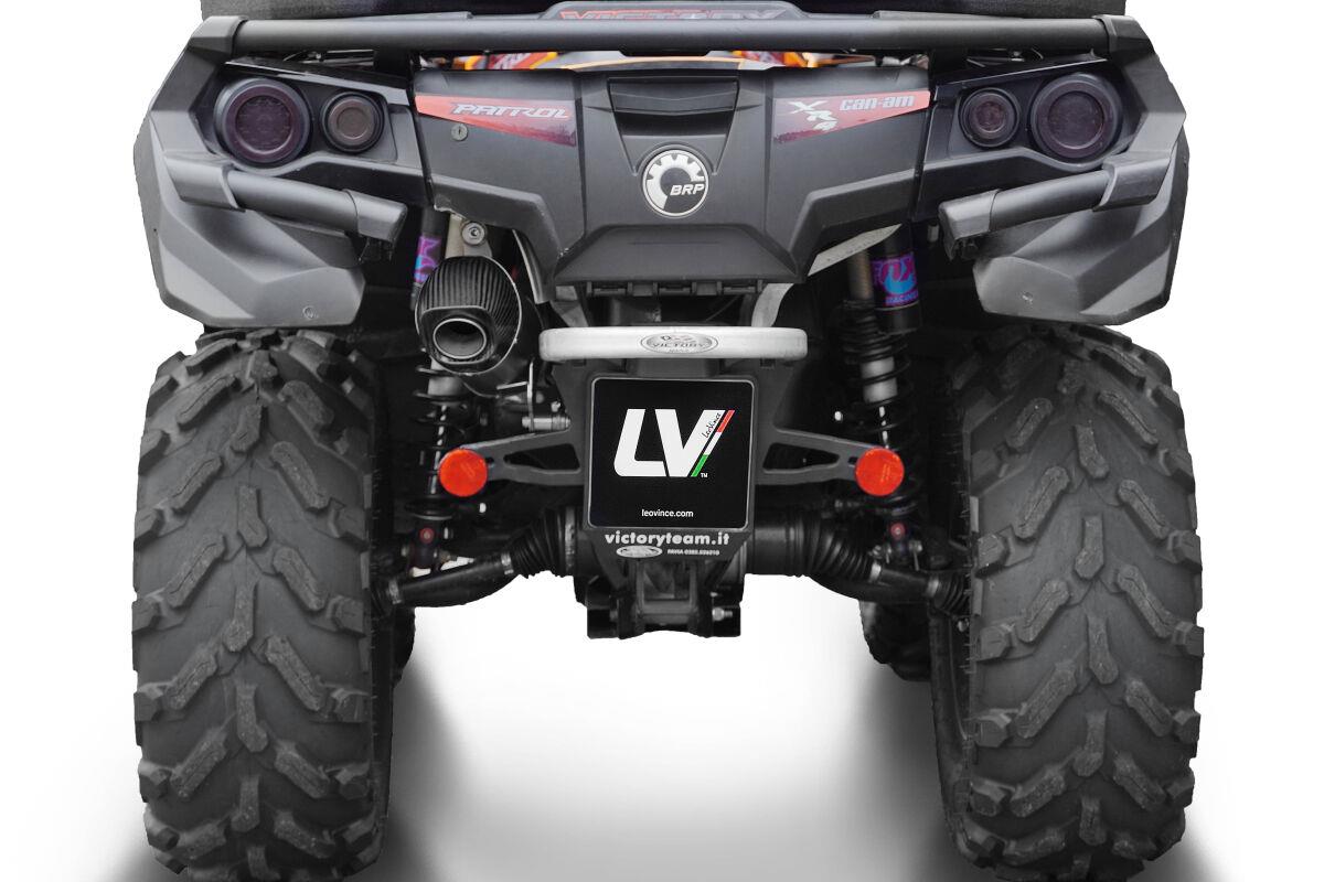 LEOVINCE LV One Evo Stainless Steel Slip-On Muffler for ATV CAN AM OUTLANDER 1000 12-24 14468EU