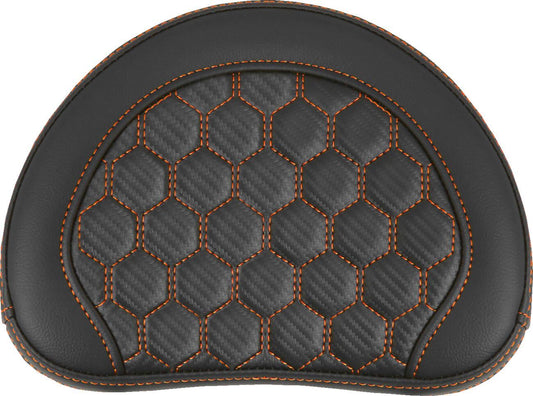 Saddlemen Roadsofa Sissy Bar Pad Orange Honeycomb H8" W10" Roadsofa 051349ORA